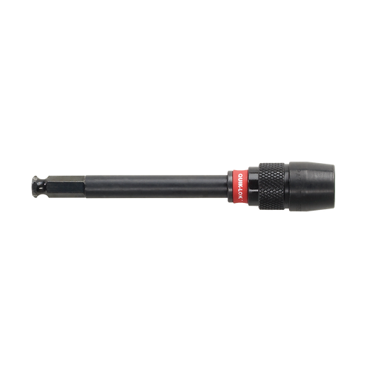 Milwaukee QUIK-LOK™ Extension 140mm x 7/16" Hex - 48281030 - Available at Power Tool Specialists, Carlton, Victoria, Australia.