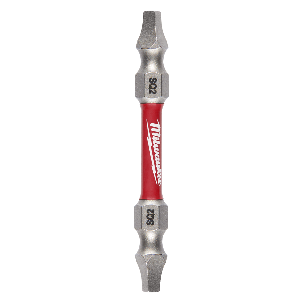 Milwaukee Shockwave SQ2/SQ2 Double ended bit 60mm 1PK - 48324320 - Available at Power Tool Specialists, Carlton, Victoria, Australia.