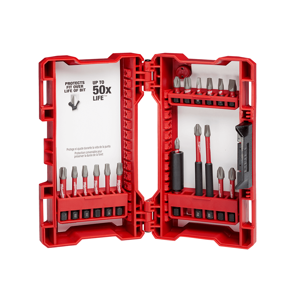 Milwaukee SHOCKWAVE™ 18Pc Impact Driver Set - 48324403 - Available at Power Tool Specialists, Carlton, Victoria, Australia.
