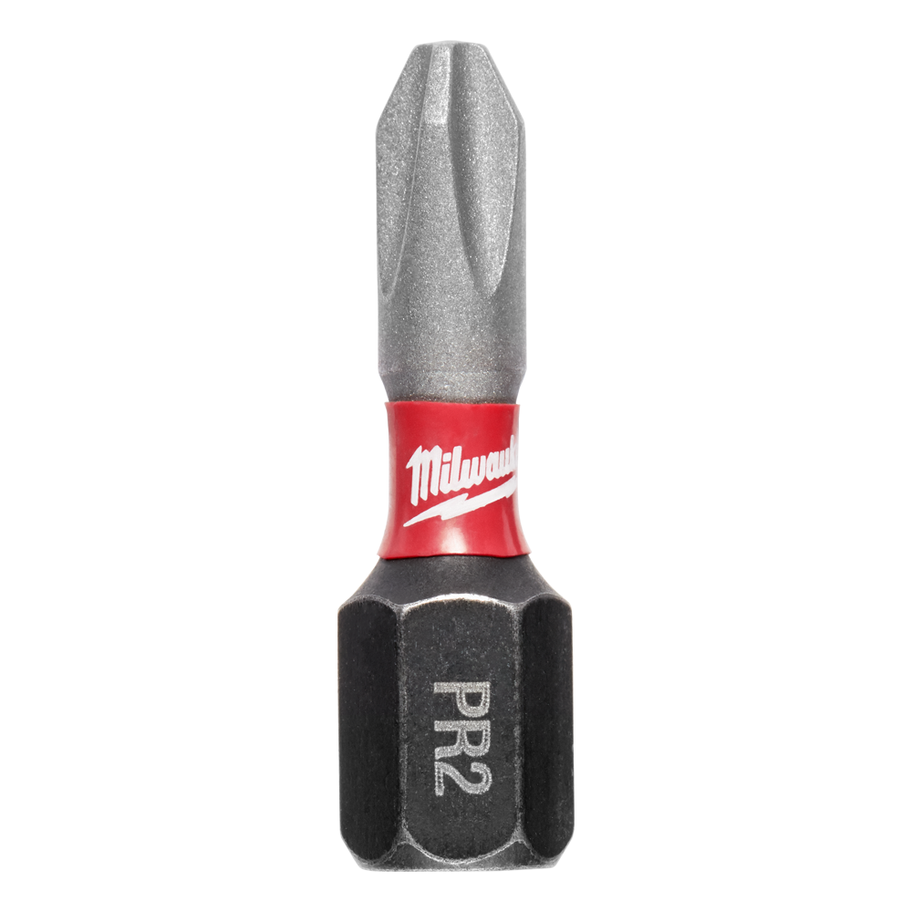 Milwaukee SHOCKWAVE™ Insert Bit Phillips Reduced Diameter #2 pkt 2  - 48324444 - Available at Power Tool Specialists, Carlton, Victoria, Australia.