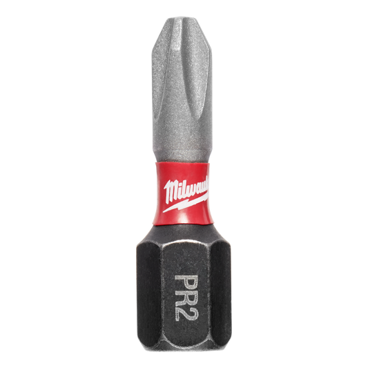 Milwaukee SHOCKWAVE™ Insert Bit Phillips Reduced Diameter #2 pkt 2  - 48324444 - Available at Power Tool Specialists, Carlton, Victoria, Australia.
