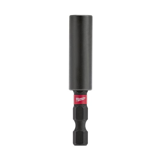 Milwaukee SHOCKWAVE™ Compact Magnetic Bit Holder 61mm (2-3/8") - 48324502 - Available at Power Tool Specialists, Carlton, Victoria, Australia.