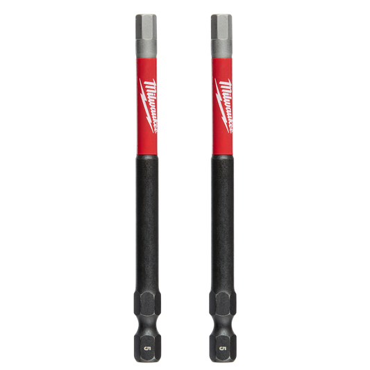 Milwaukee SHOCKWAVE™ Power Bit Hex 5mm 89mm (3-1/2") 2PK - 48324747 - Available at Power Tool Specialists, Carlton, Victoria, Australia.
