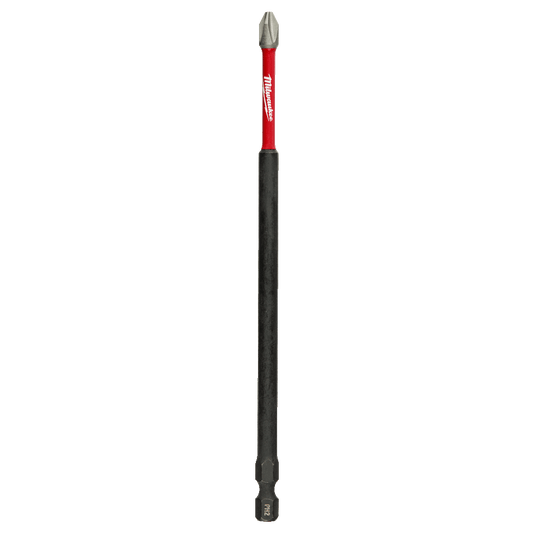 Milwaukee SHOCKWAVE™ Power Bit Phillips #2 150mm (6") 10 Pce - 48324807A - Available at Power Tool Specialists, Carlton, Victoria, Australia.