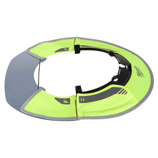 Milwaukee BOLT Sun Visor 1 Pack- Yellow - 48731073A - Available at Power Tool Specialists, Carlton, Victoria, Australia.