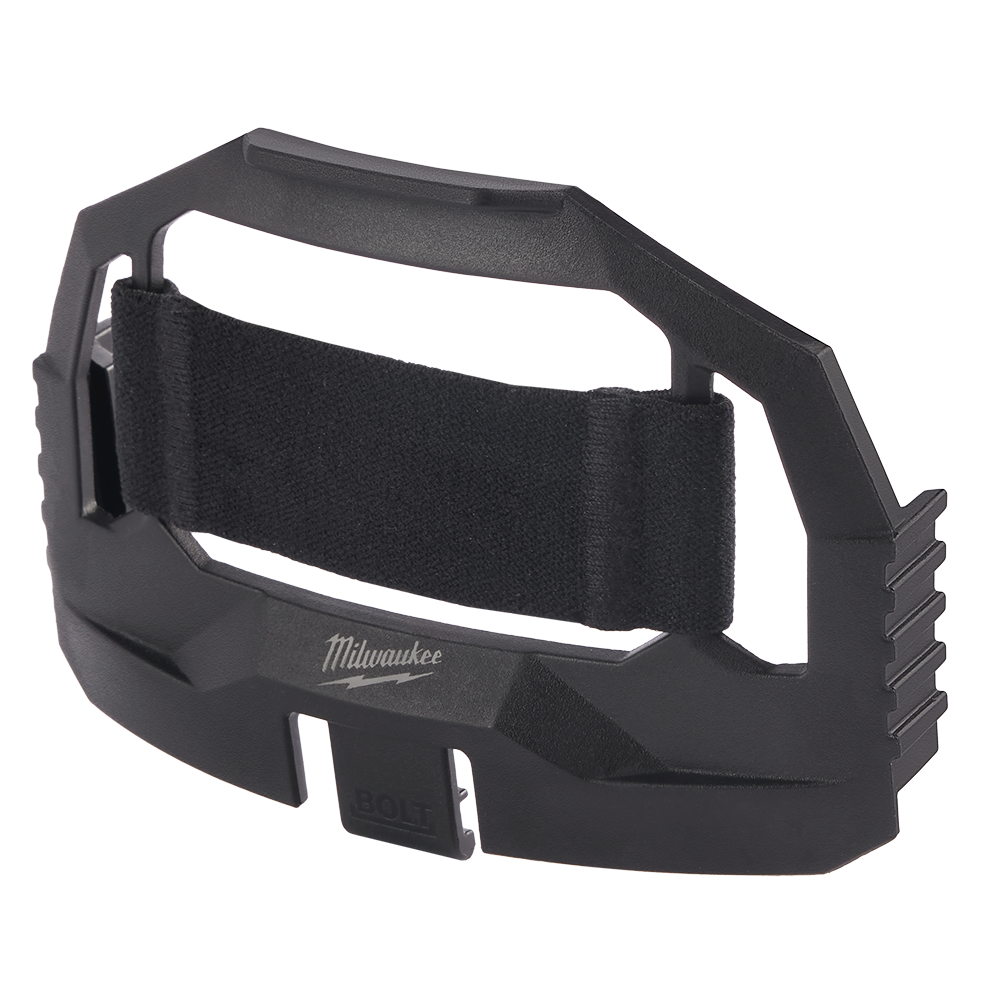 Milwaukee BOLT Low-Profile Headlamp Mount 1 Pack - 48731094 - Available at Power Tool Specialists, Carlton, Victoria, Australia.