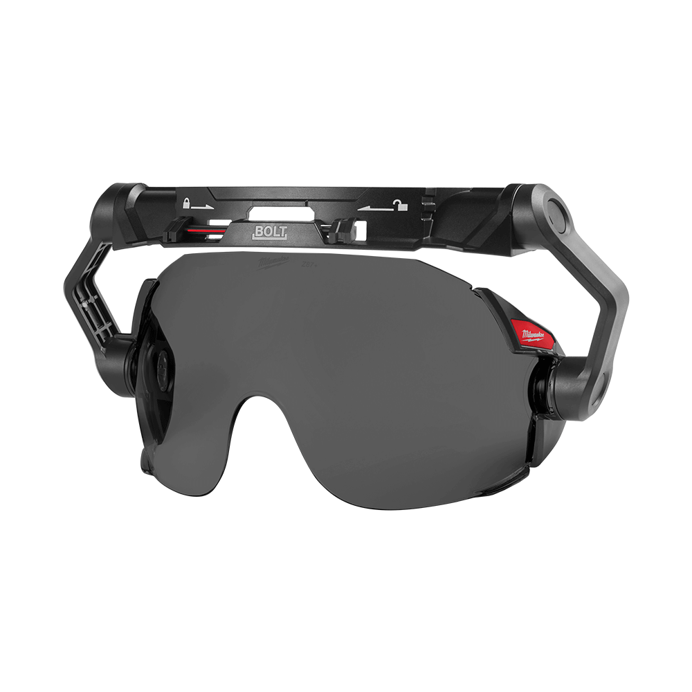 Milwaukee BOLT Visor Universal 1 Pack - Tinted - 48731415A - Available at Power Tool Specialists, Carlton, Victoria, Australia.