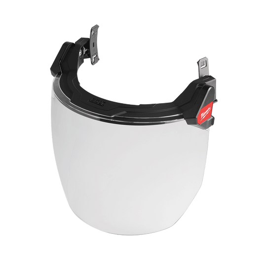 Milwaukee BOLT Full Face Face Shield Universal 1 Pack - Clear - 48731420A - Available at Power Tool Specialists, Carlton, Victoria, Australia.