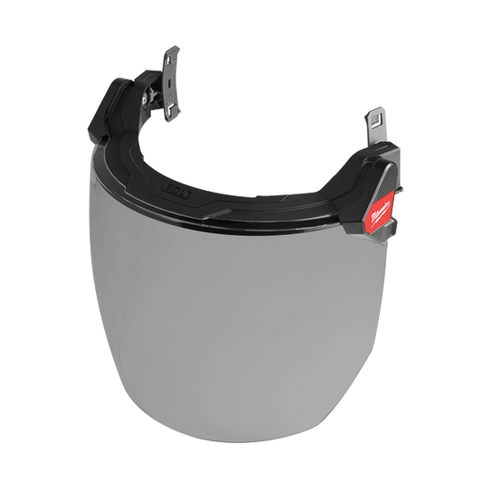 Milwaukee BOLT Full Face Face Shield Universal 1 Pack - Grey - 48731425A - Available at Power Tool Specialists, Carlton, Victoria, Australia.