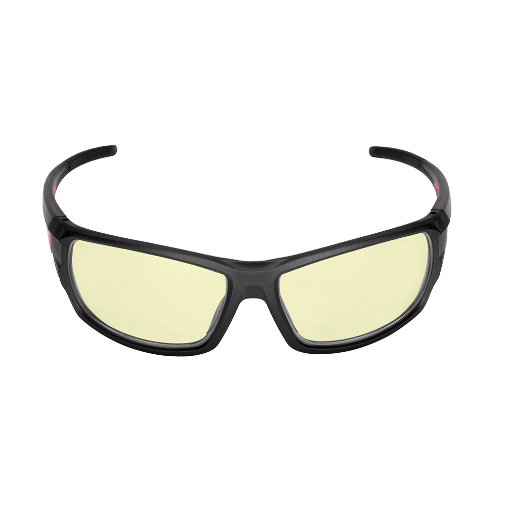 Milwaukee Performance Safety Glasses 1 Pack - Yellow - 48732120 - Available at Power Tool Specialists, Carlton, Victoria, Australia.