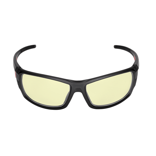 Milwaukee Performance Safety Glasses 1 Pack - Yellow - 48732120 - Available at Power Tool Specialists, Carlton, Victoria, Australia.