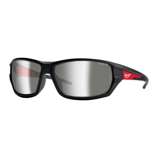 Milwaukee Performance Safety Glasses 1 Pack - Silver Mirror - 48732948 - Available at Power Tool Specialists, Carlton, Victoria, Australia.