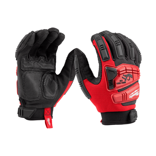 Milwaukee Impact Wrecking Work Glove 1 Pack - L - 48738552 - Available at Power Tool Specialists, Carlton, Victoria, Australia.