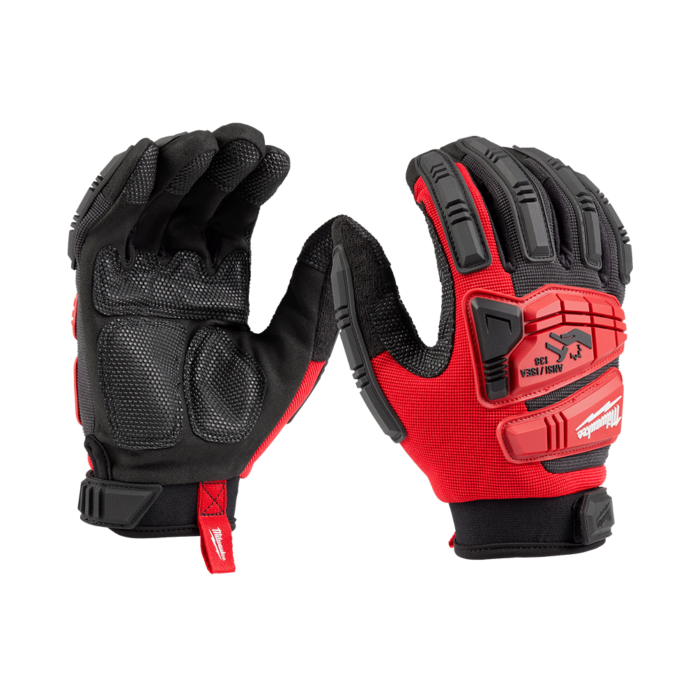 Milwaukee Impact Wrecking Work Glove 1 Pack - M - 48738551 - Available at Power Tool Specialists, Carlton, Victoria, Australia.
