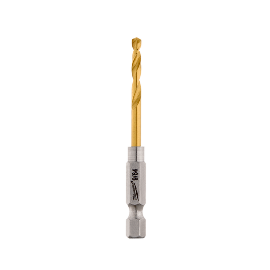 Milwaukee SHOCKWAVE™ Red Helix Titanium Drill Bit 3.2mm 2Pkt - 48894806 - Available at Power Tool Specialists, Carlton, Victoria, Australia.