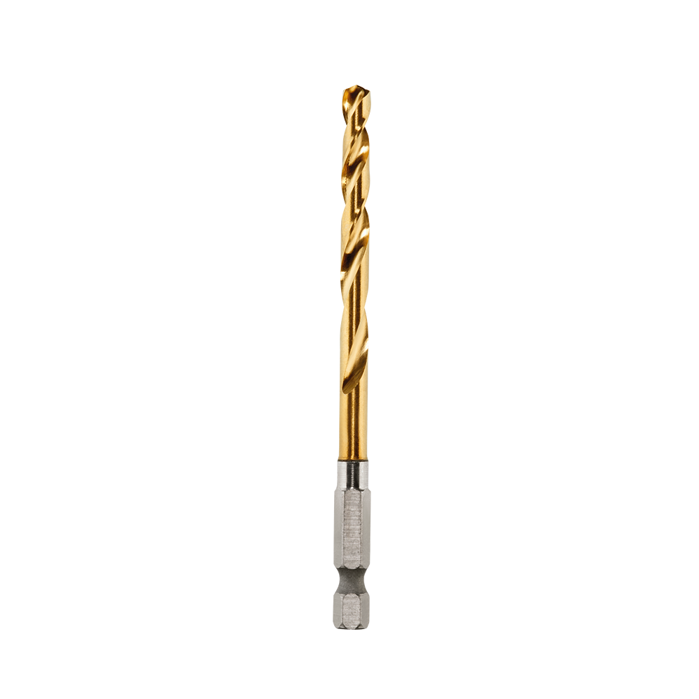 Milwaukee SHOCKWAVE™ Red Helix Titanium Drill Bit 4.8mm - 48894811 - Available at Power Tool Specialists, Carlton, Victoria, Australia.