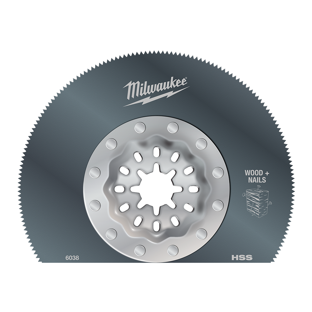 Milwaukee 85mm SEG METAL HSS BLD, 1PK STARLOCK - 48906038 - Available at Power Tool Specialists, Carlton, Victoria, Australia.