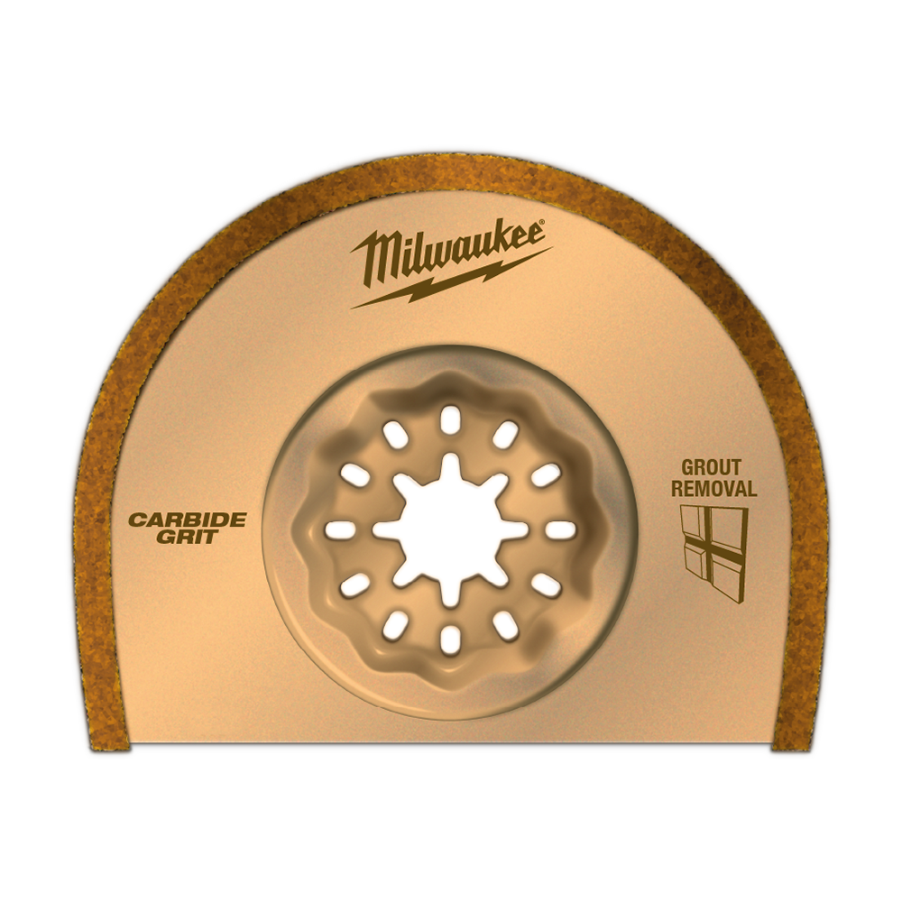 Milwaukee 75mm THIN KERF CARBIDE GRIT BLD, 1PK STARLOCK - 48906050 - Available at Power Tool Specialists, Carlton, Victoria, Australia.