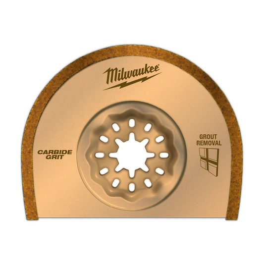 Milwaukee 75mm THIN KERF CARBIDE GRIT BLD, 1PK STARLOCK - 48906050 - Available at Power Tool Specialists, Carlton, Victoria, Australia.