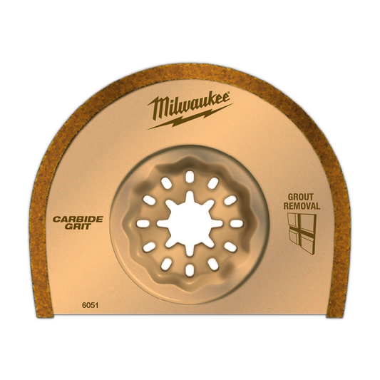 Milwaukee 75mm WIDE KERF CARBIDE GRIT BLD, 1PK STARLOCK - 48906051 - Available at Power Tool Specialists, Carlton, Victoria, Australia.