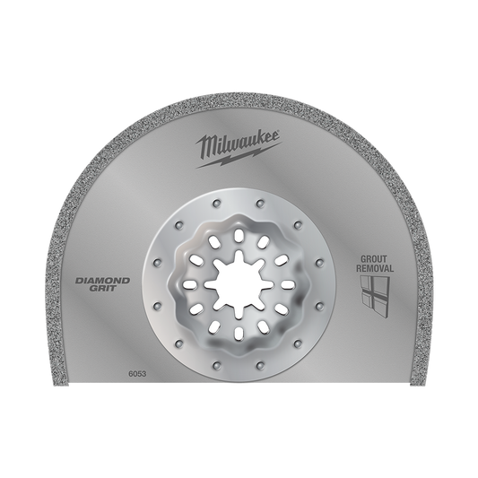 Milwaukee 90mm  WIDE KERF DIAMOND GRIT BLD, 1PK STARLOCK - 48906053 - Available at Power Tool Specialists, Carlton, Victoria, Australia.