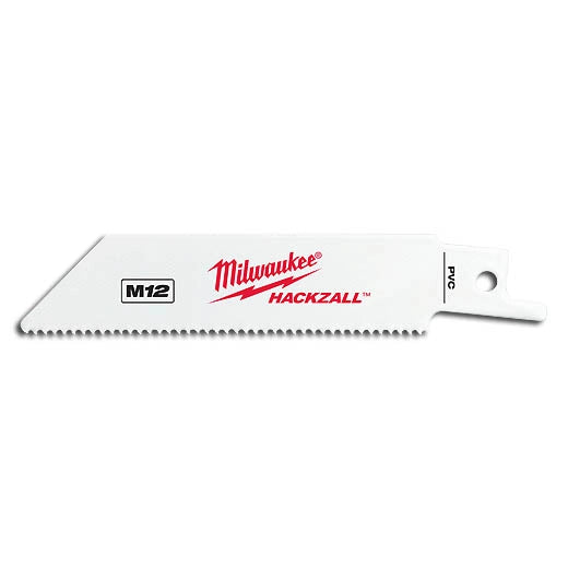 Milwaukee 4" / 100mm 14 TPI SAWZALL® Blade for PVC (5 PK) PLUMBERS & SPARKIES 49005414