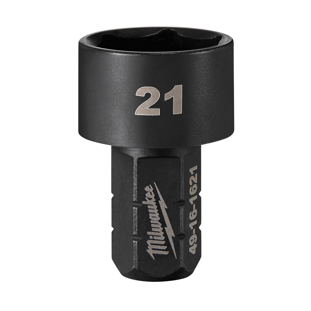 Milwaukee M12 FUEL™ INSIDER 21mm Pass-Through Ratchet Socket Insert (ACCESSORY) - 49161621 - Available at Power Tool Specialists, Carlton, Victoria, Australia.