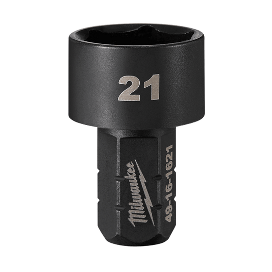 Milwaukee M12 FUEL™ INSIDER 21mm Pass-Through Ratchet Socket Insert (ACCESSORY) - 49161621 - Available at Power Tool Specialists, Carlton, Victoria, Australia.
