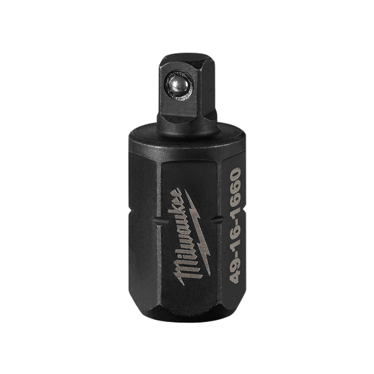 Milwaukee M12 FUEL 1/4" INSIDER Pass-Through Ratchet Anvil Adapter - 49161660 - Available at Power Tool Specialists, Carlton, Victoria, Australia.
