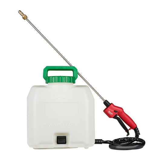 Milwaukee SWITCH TANK™ 15 Litre Chemical Sprayer Tank Assembly - 491628PSA - Available at Power Tool Specialists, Carlton, Victoria, Australia.