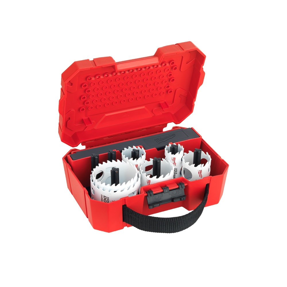 Milwaukee HOLE DOZER™ with CARBIDE TEETH 9PCE - 49224158 - Available at Power Tool Specialists, Carlton, Victoria, Australia.