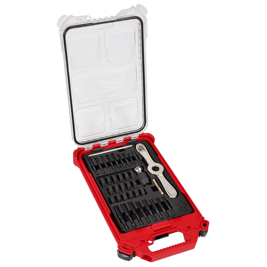 Milwaukee Metric Tap and Die 38PC PACKOUT™ Set - High Carbon Steel - 49225603 - Available at Power Tool Specialists, Carlton, Victoria, Australia.