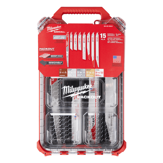 Milwaukee SAWZALL™ Blades 15-Piece PACKOUT™ Set 49225641