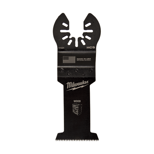 Milwaukee 35mm (1 3/8") High Carbon Steel Wood Blade, Open-Lok™ - 49251101 - Available at Power Tool Specialists, Carlton, Victoria, Australia.