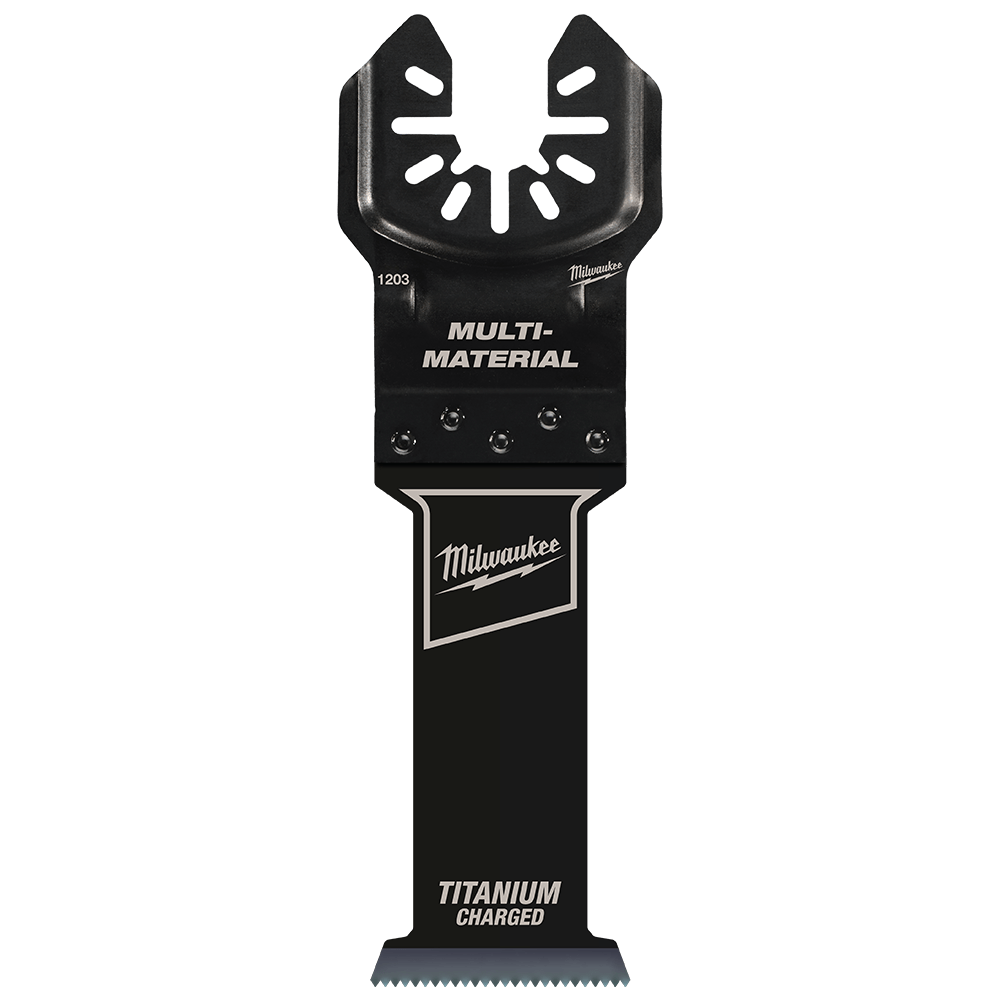 Milwaukee 32mm (1-1/4“) Titanium Enhanced Bi-Metal Multi-Material Blade, Open-Lok™ - 49251203 - Available at Power Tool Specialists, Carlton, Victoria, Australia.
