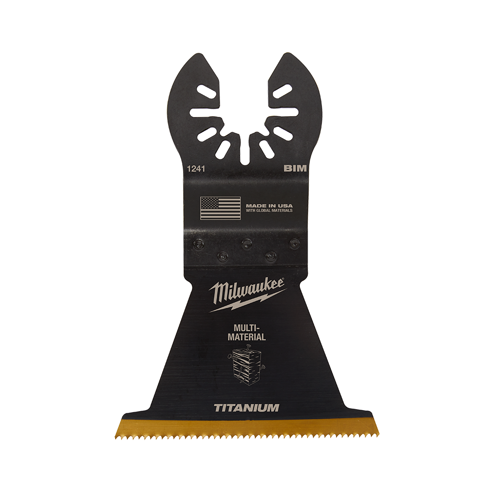 Milwaukee 63.5mm (2 1/2") Titanium Enhanced Bi-Metal Multi-Material Blades 3Pk, Open-Lok™ - 49251243 - Available at Power Tool Specialists, Carlton, Victoria, Australia.