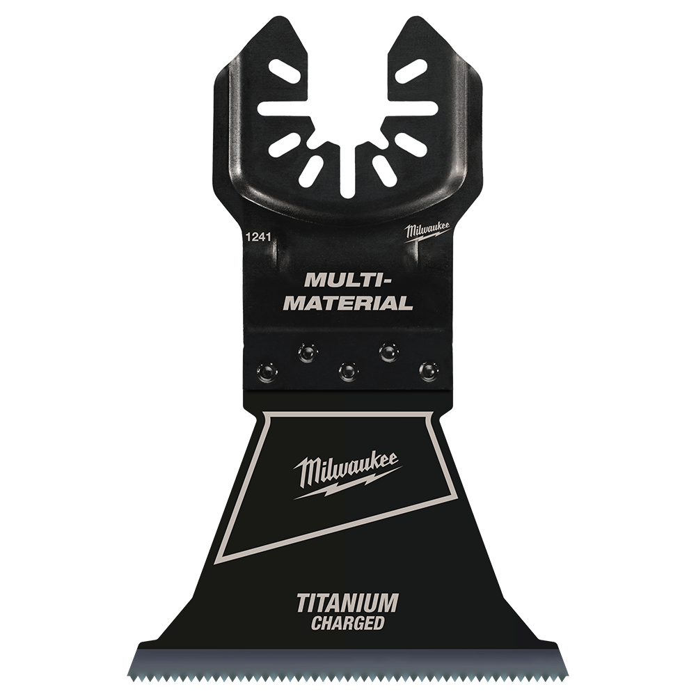 Milwaukee 63.5mm (2 1/2") Titanium Enhanced Bi-Metal Multi-Material Blade, Open-Lok™ - 49251241 - Available at Power Tool Specialists, Carlton, Victoria, Australia.