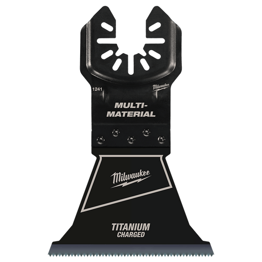Milwaukee 63.5mm (2 1/2") Titanium Enhanced Bi-Metal Multi-Material Blade, Open-Lok™ - 49251241 - Available at Power Tool Specialists, Carlton, Victoria, Australia.
