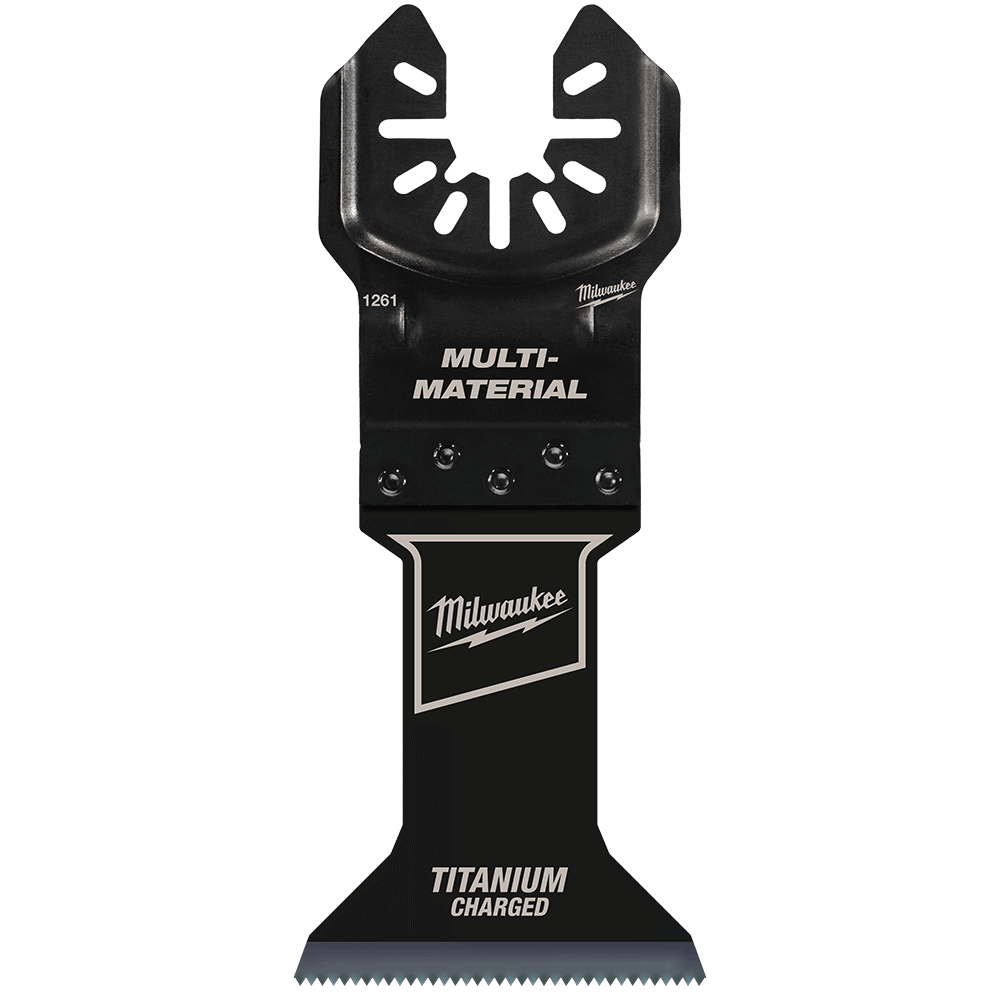 Milwaukee 45mm (1 3/4") Titanium Enhanced Bi-Metal Metal Blade 3Pk, Open-Lok™ - 49251263 - Available at Power Tool Specialists, Carlton, Victoria, Australia.