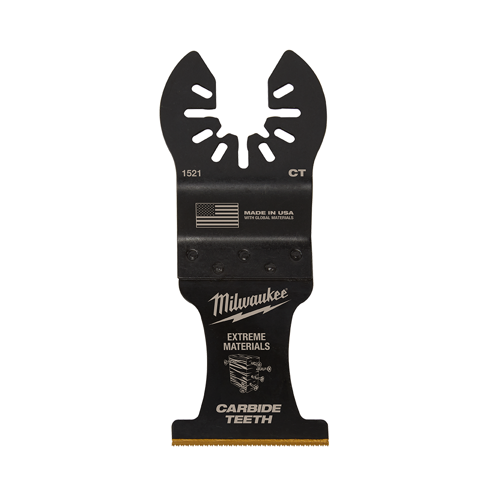 Milwaukee 35mm (1-3/8") Extreme Material Titanium Enhanced Carbide Teeth Blade, Open-Lok™ - 49251521 - Available at Power Tool Specialists, Carlton, Victoria, Australia.