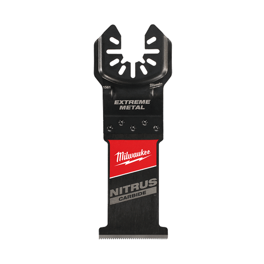 Milwaukee OPEN-LOK™ 35mm (1-3⁄8") NITRUS CARBIDE™ Extreme Metal Blade 1 Pack - 49251561 - Available at Power Tool Specialists, Carlton, Victoria, Australia.