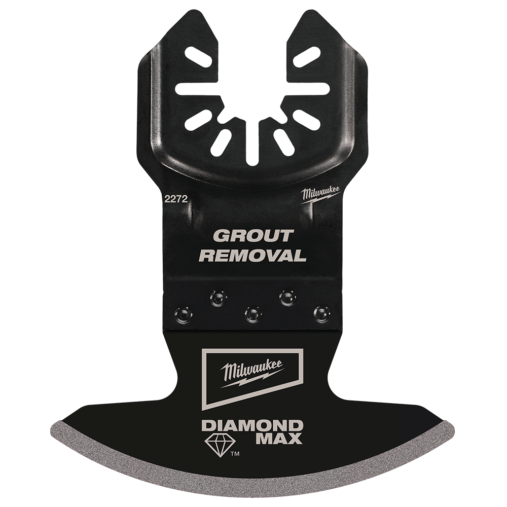 Milwaukee OPEN-LOK™ Diamond Max™ Grout Removal Blade 1 Pack - 49252272 - Available at Power Tool Specialists, Carlton, Victoria, Australia.