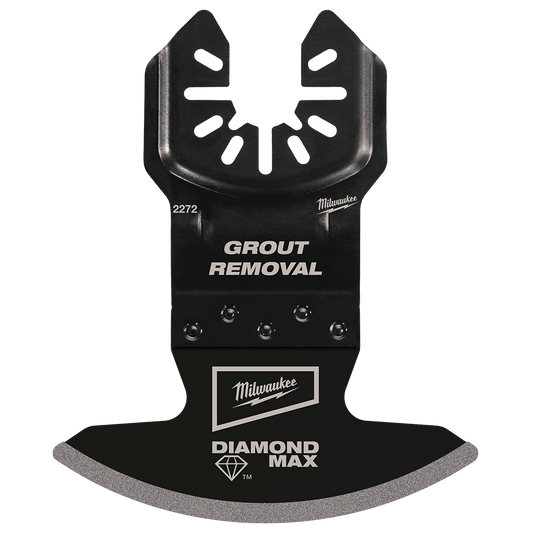 Milwaukee OPEN-LOK™ Diamond Max™ Grout Removal Blade 1 Pack - 49252272 - Available at Power Tool Specialists, Carlton, Victoria, Australia.