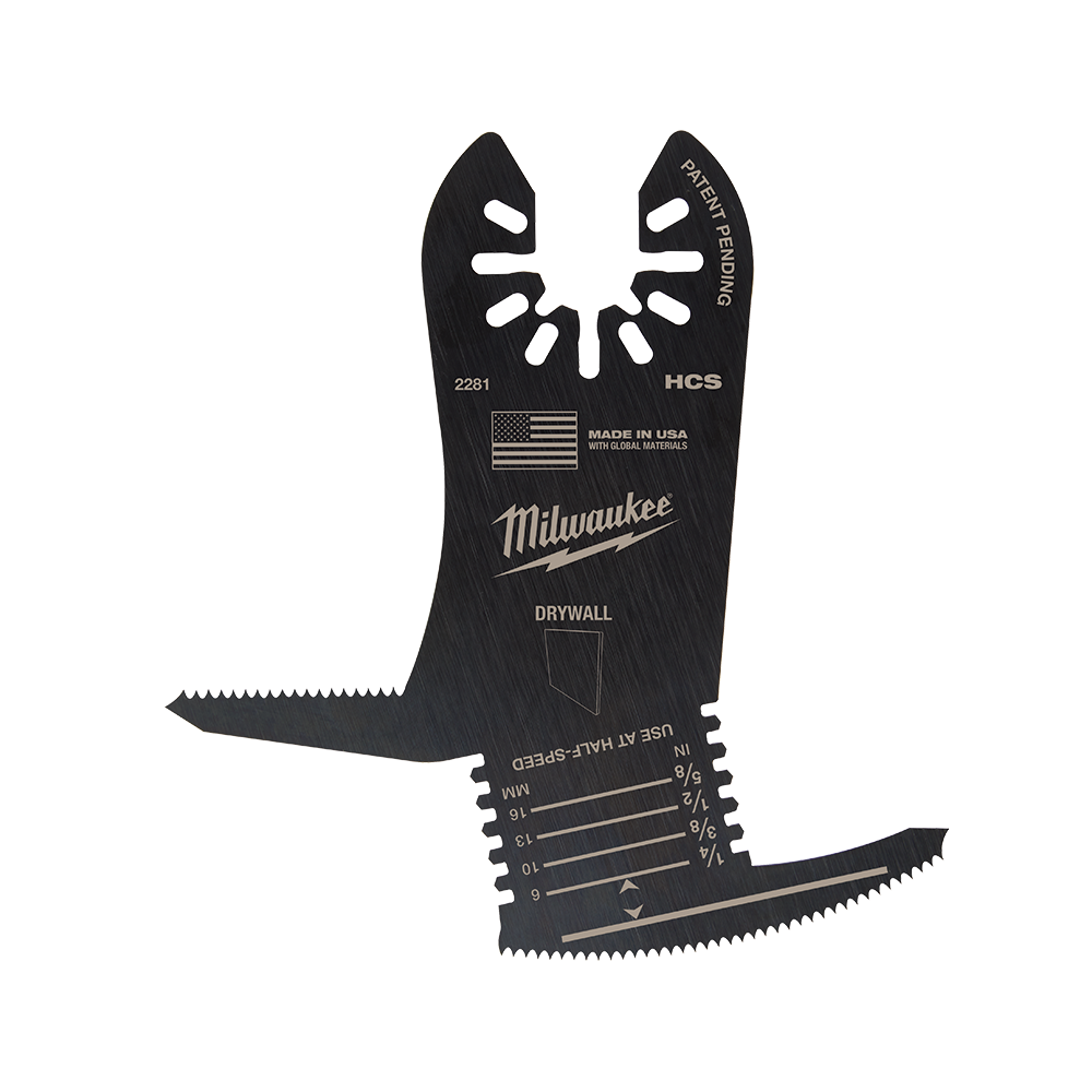 Milwaukee 5-in-1 Drywall Blade, Open-Lok™ - 49252281 - Available at Power Tool Specialists, Carlton, Victoria, Australia.