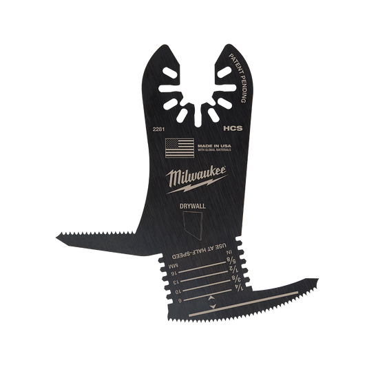 Milwaukee 5-in-1 Drywall Blade, Open-Lok™ - 49252281 - Available at Power Tool Specialists, Carlton, Victoria, Australia.