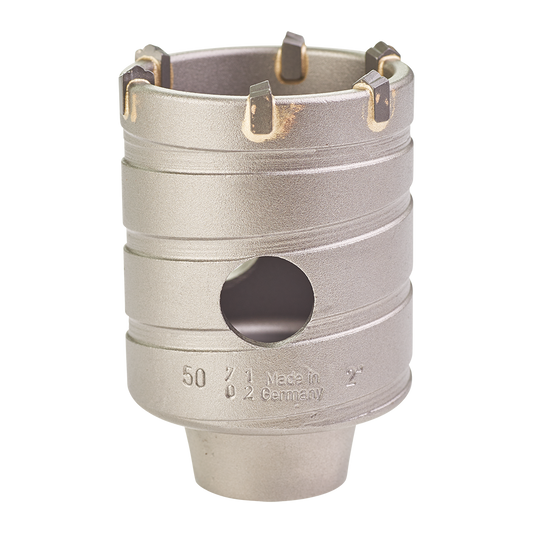 Milwaukee TCT Core Cutter M16 Thread 50x50mm - 4932344479 - Available at Power Tool Specialists, Carlton, Victoria, Australia.