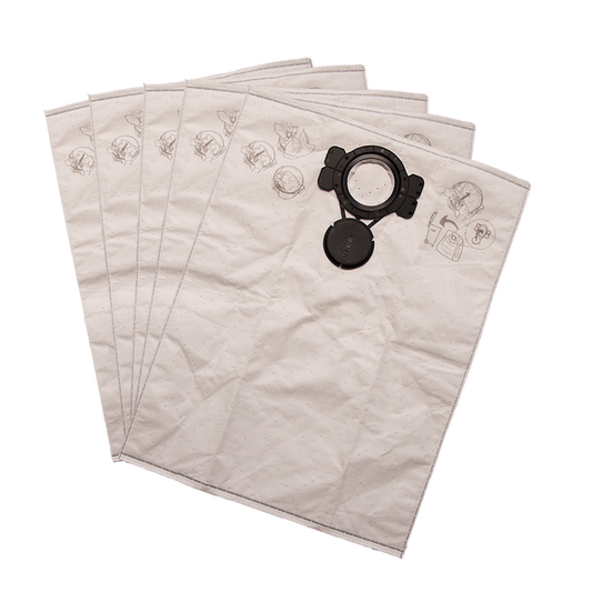 Milwaukee Fleece Dust Bags for AS2-250EH - 5 Pack - 4932352306 - Available at Power Tool Specialists, Carlton, Victoria, Australia.