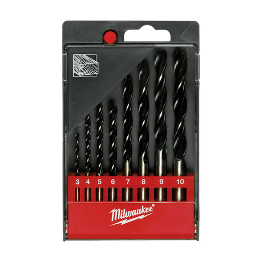 Milwaukee Brad Point Drill Bit 8PC Set 4932352466