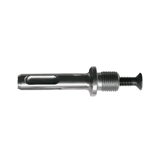 Milwaukee Chuck Adapter SDS Plus to 1/2"x 20UNF-with screw - 4932367166 - Available at Power Tool Specialists, Carlton, Victoria, Australia.