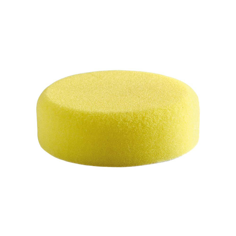 Milwaukee M12™ Polisher Sponge Hard 75mm Yellow Compound - 4932430489 - Available at Power Tool Specialists, Carlton, Victoria, Australia.